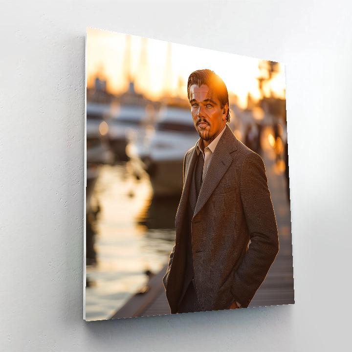 Leonardo DiCaprio: Sailing Beyond Titanic Dreams Number painting