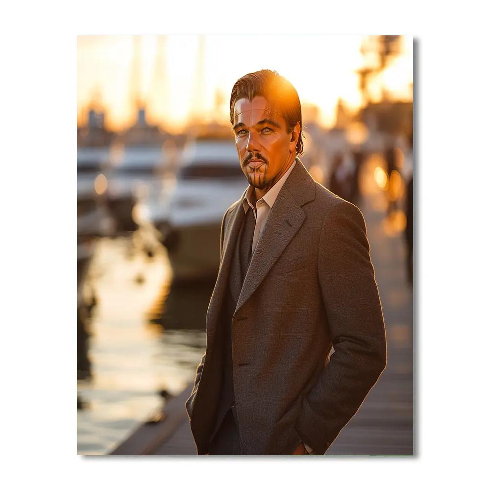 Leonardo DiCaprio: Sailing Beyond Titanic Dreams Number painting