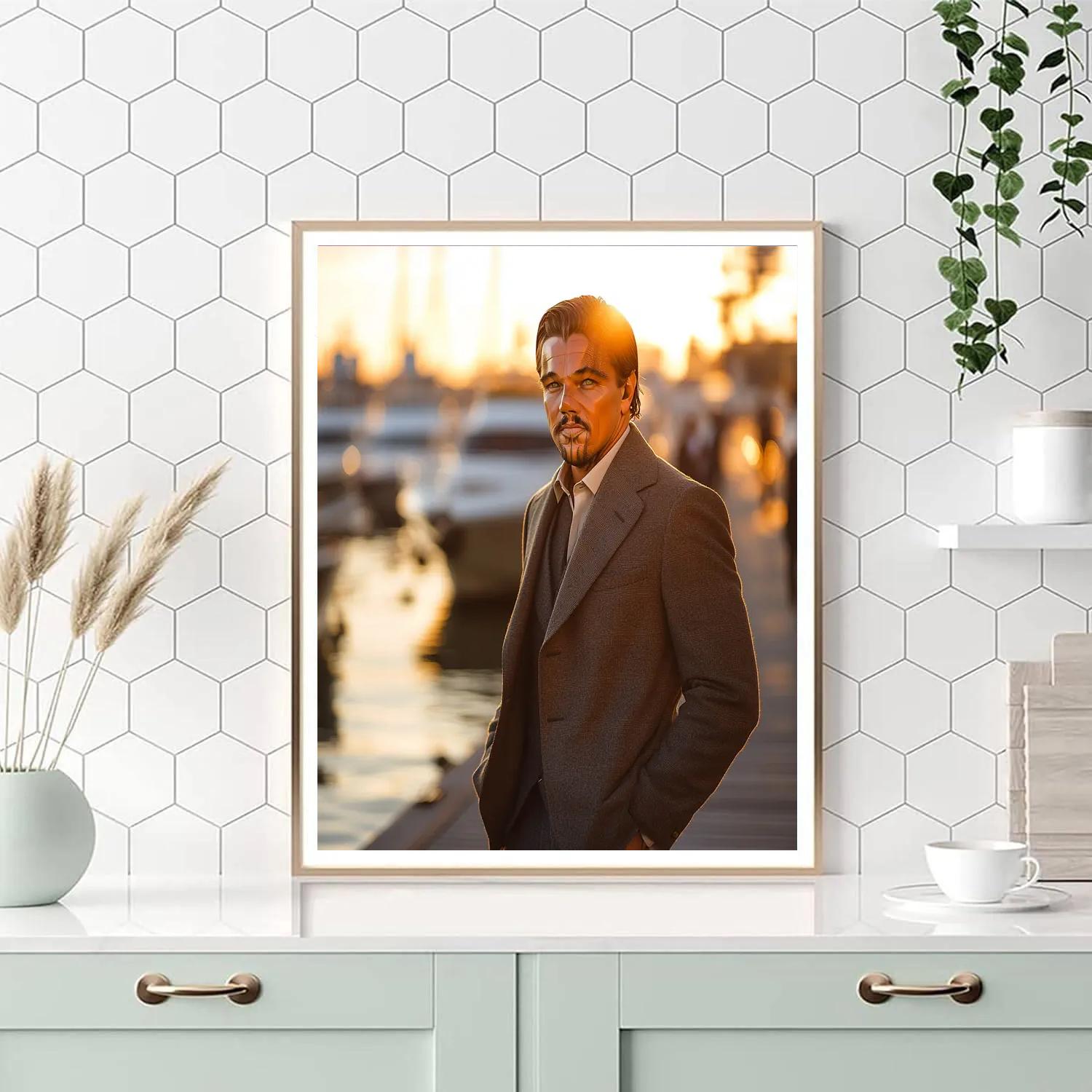 Leonardo DiCaprio: Sailing Beyond Titanic Dreams Number painting