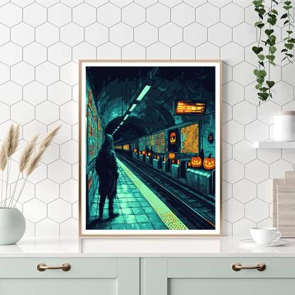 Subway Of Lost Costumes Paint by numbers kits