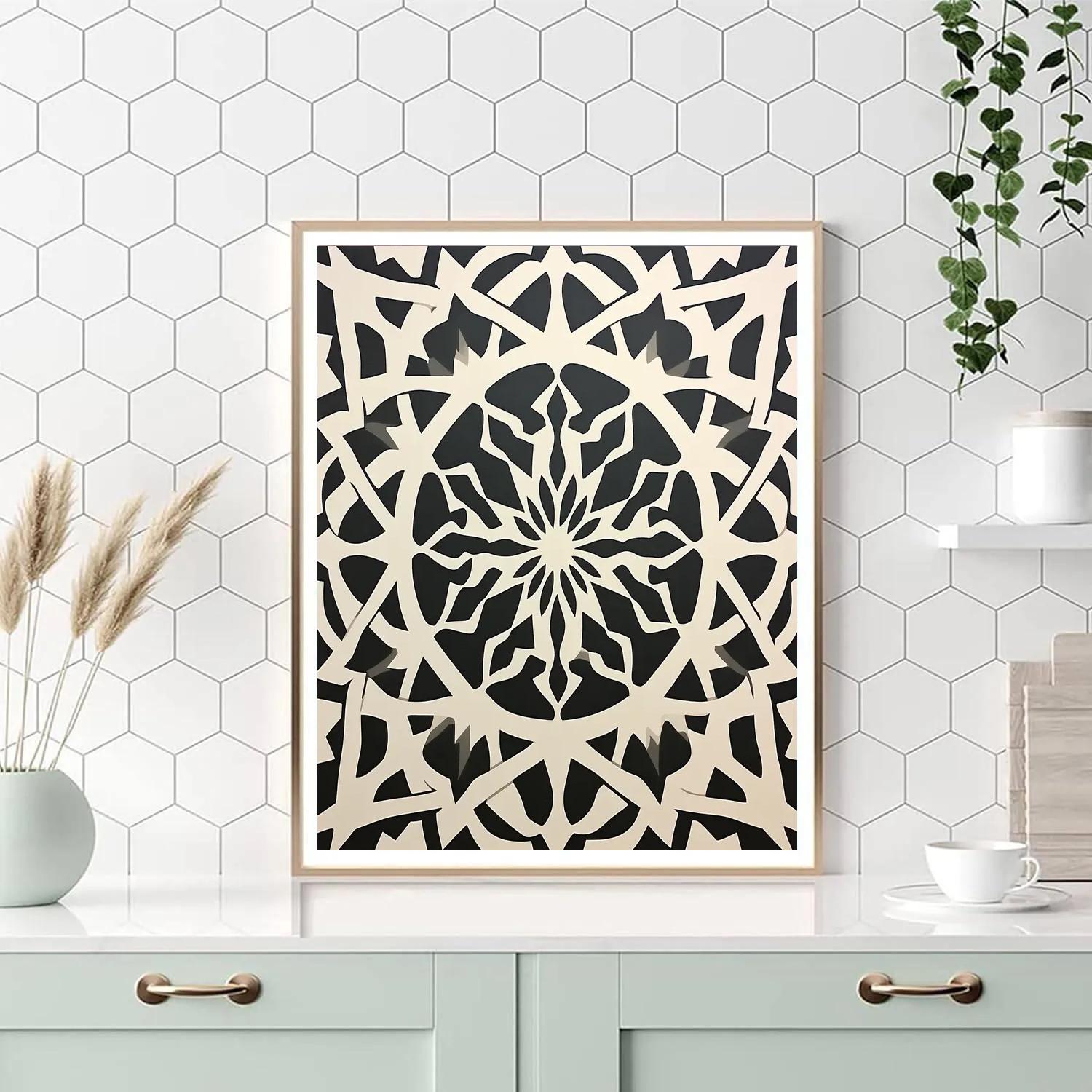 M.C. Escher Inspired Celestial Tessellation Maze Paint by numbers kits