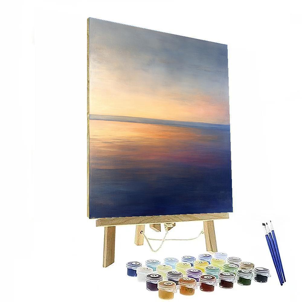 Rothko Inspired Dawn Over Lake Numbered painting kits