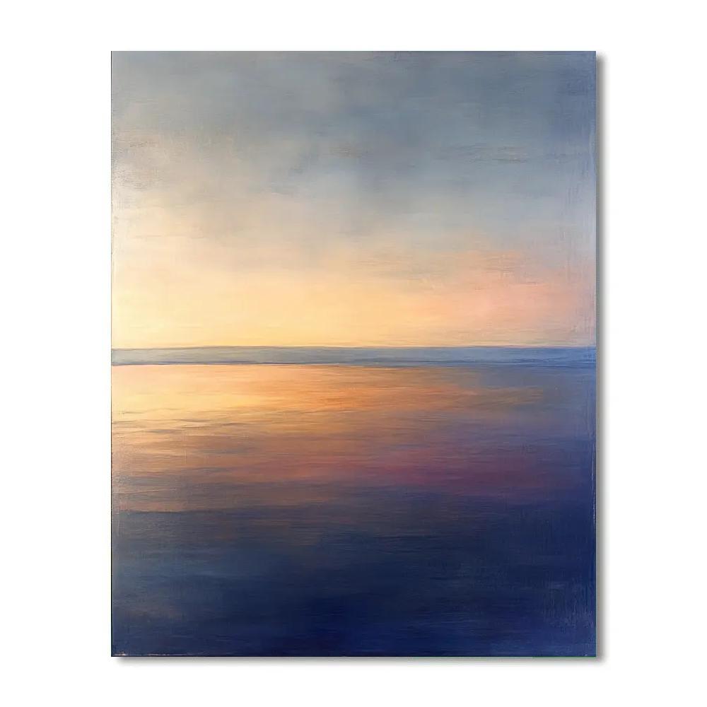 Rothko Inspired Dawn Over Lake Numbered painting kits