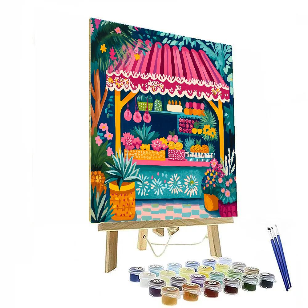 Matisse Inspired Market Flowers Painting by numbers kit