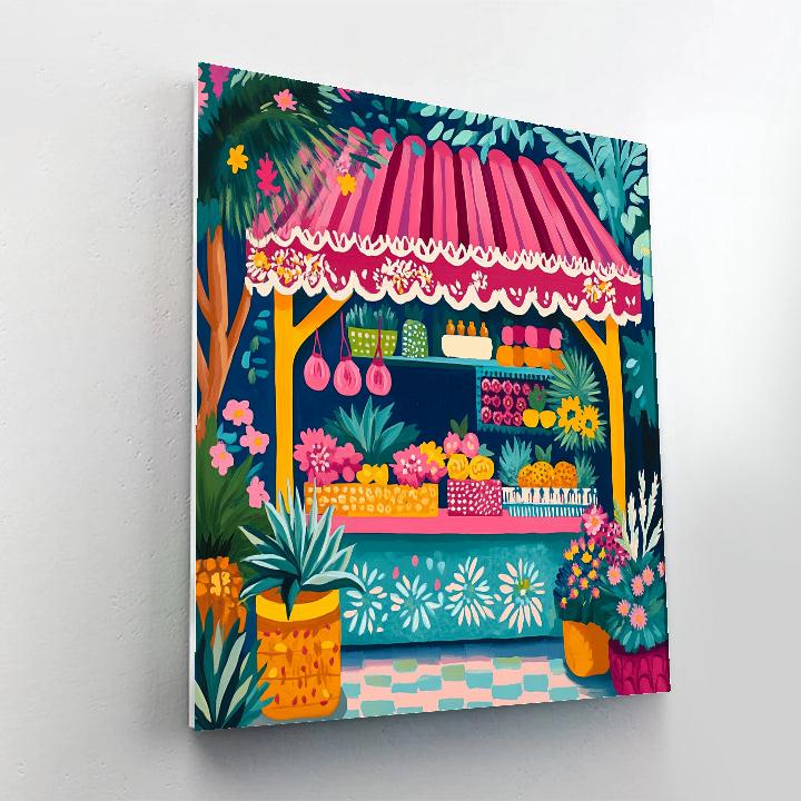 Matisse Inspired Market Flowers Painting by numbers kit