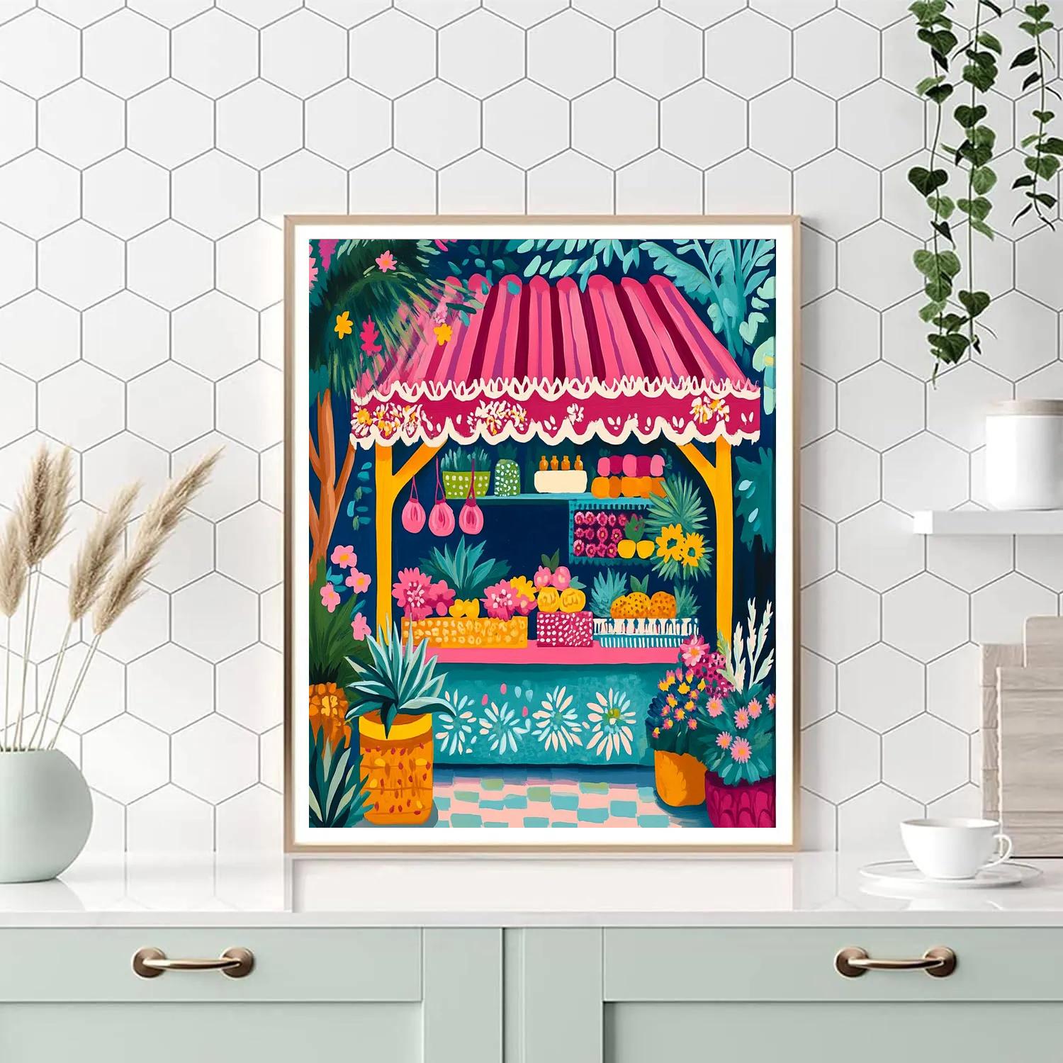 Matisse Inspired Market Flowers Painting by numbers kit