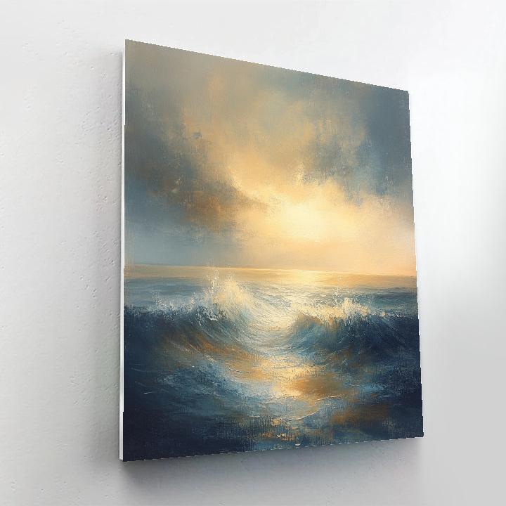 Turner Inspired Stormbound Ship paint by color