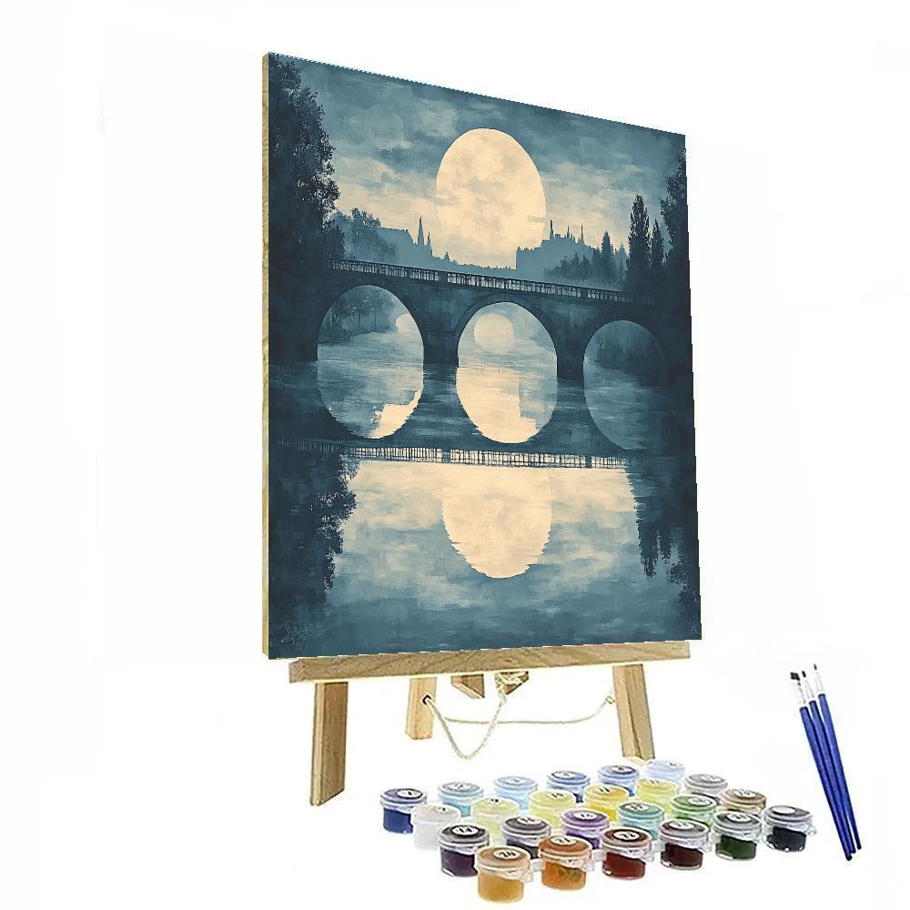 Whistler Inspired Nocturne Over River Paint by numbers kits