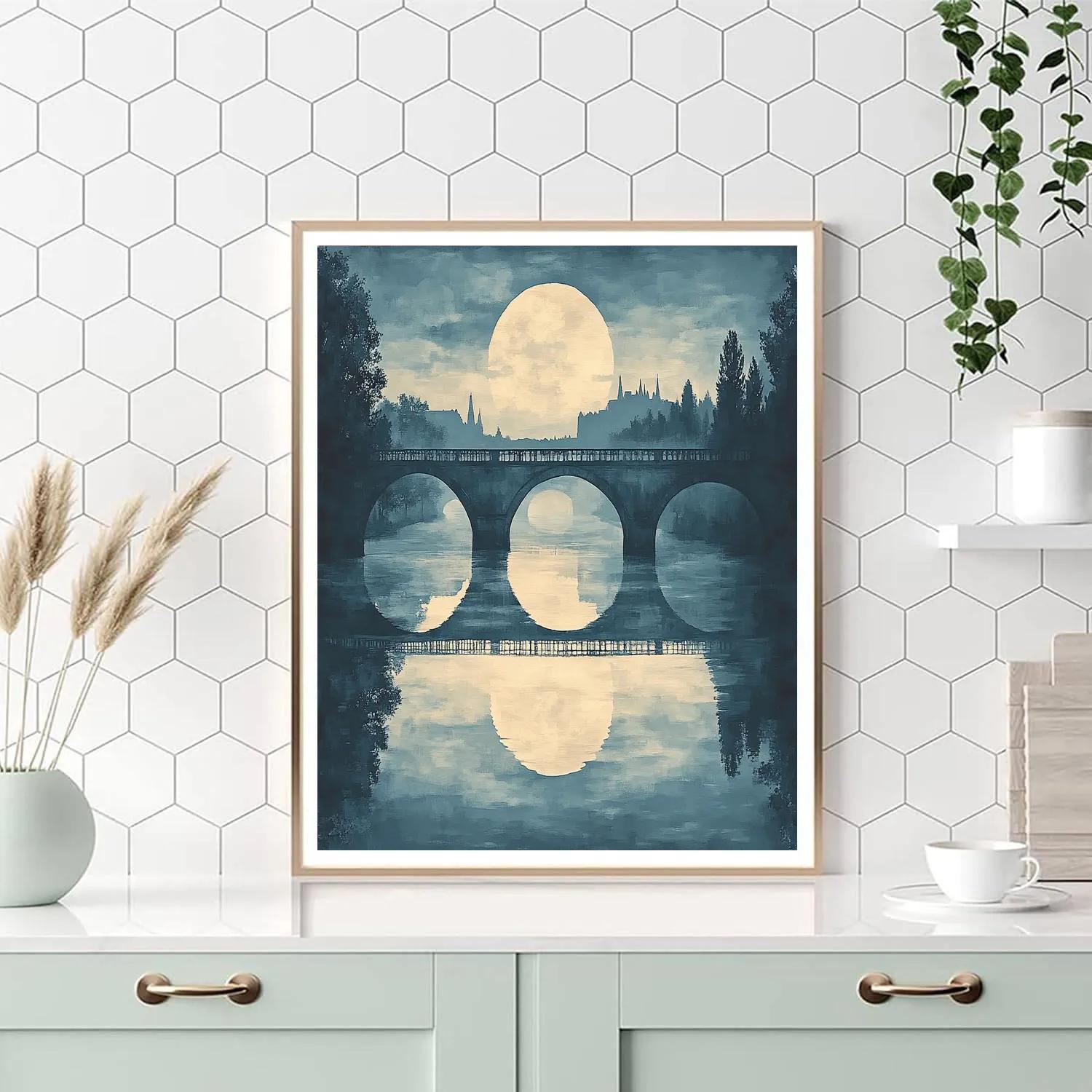 Whistler Inspired Nocturne Over River Paint by numbers kits