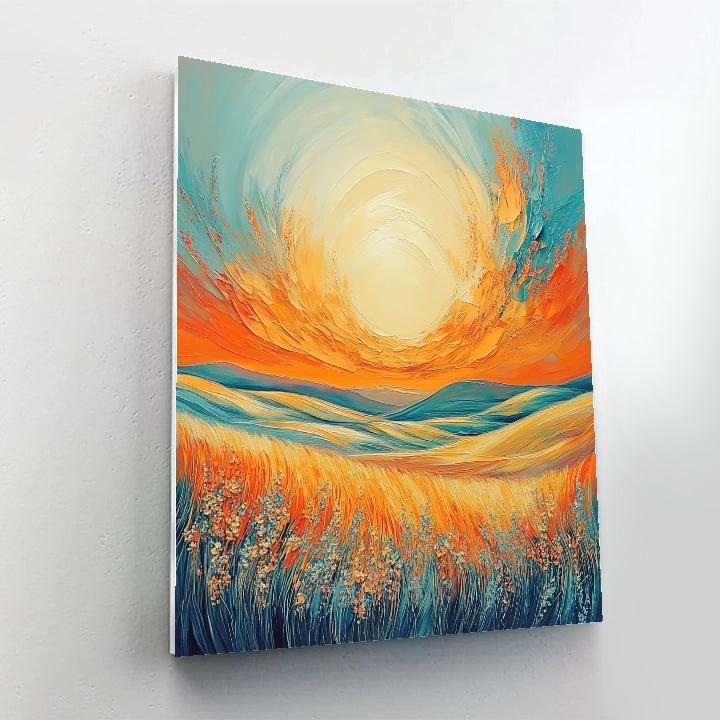 Edvard Munch Inspired Cosmic Meadow Paint by numbers kits