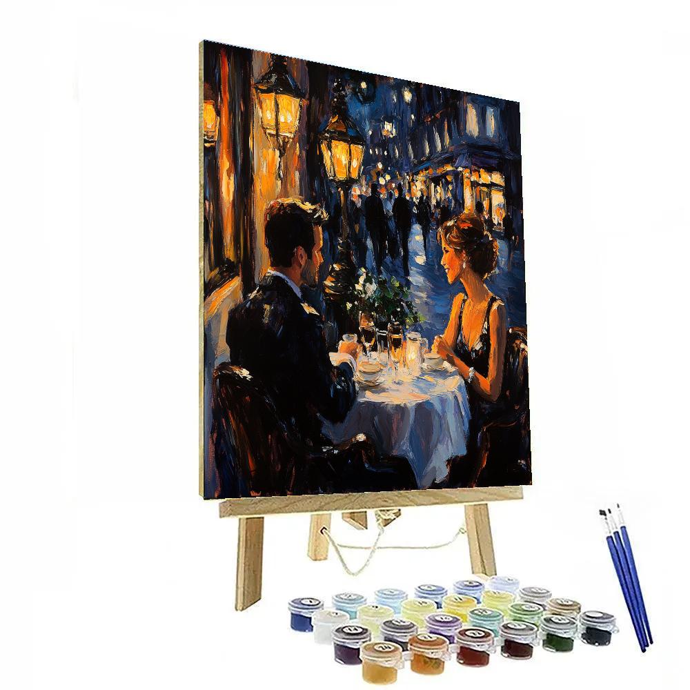 John Singer Sargent Inspired Café Evening DIY paint by numbers