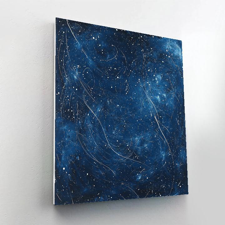 Jackson Pollock Inspired Nebular Drift paint by color