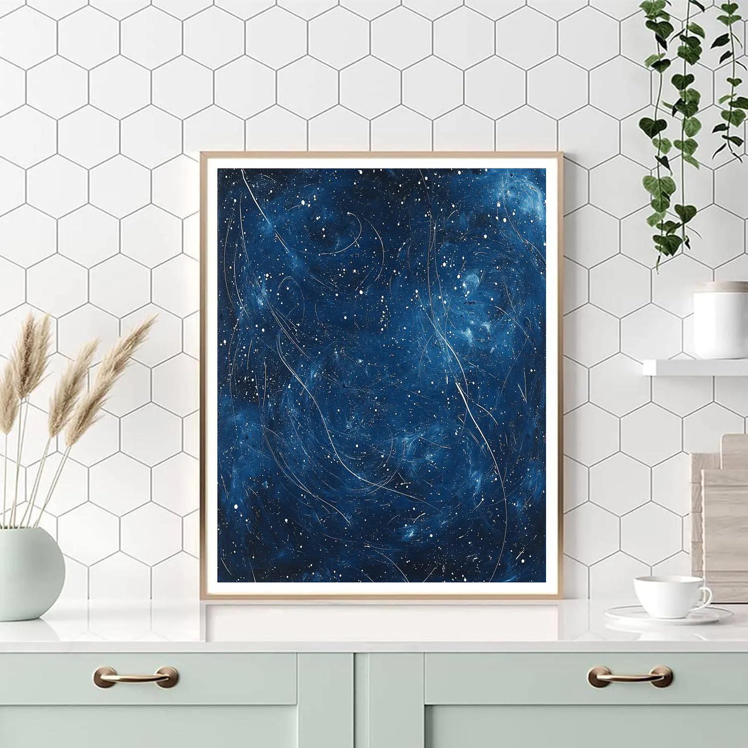 Jackson Pollock Inspired Nebular Drift paint by color