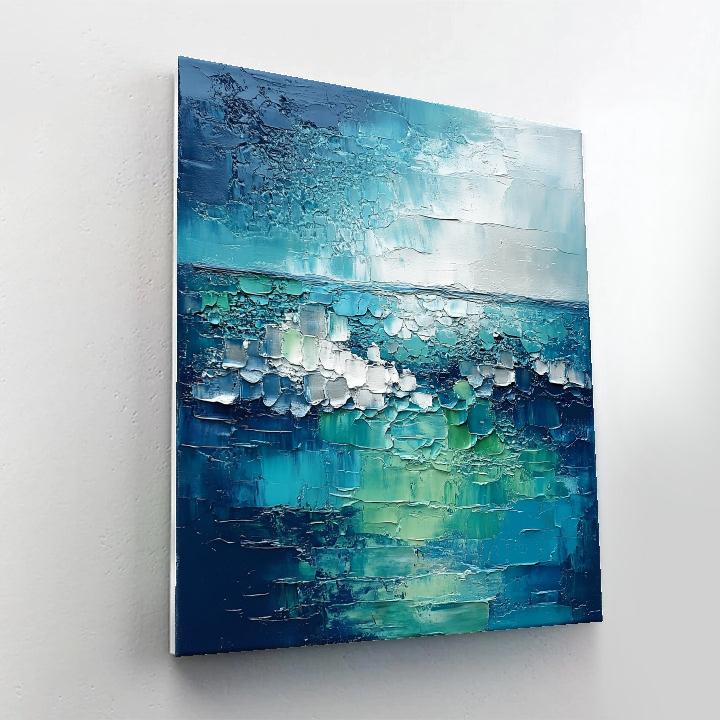 Jean-Paul Riopelle Inspired Shattered Northern Aurora Paint by numbers kits
