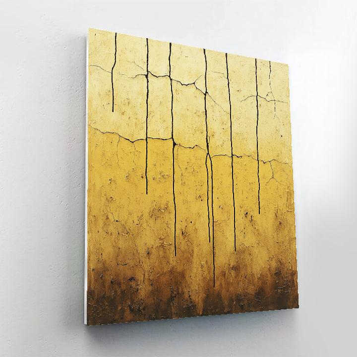 Jackson Pollock Inspired Tectonic Rhythm Of Ochres Painting by numbers kit