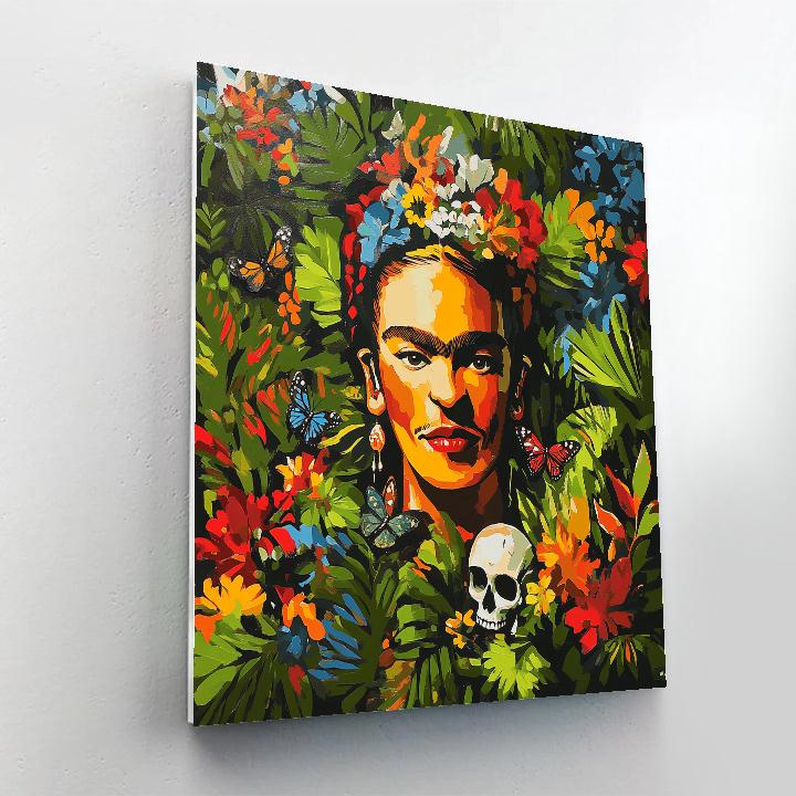 Frida Kahlo Inspired Floral Dreams paint by number
