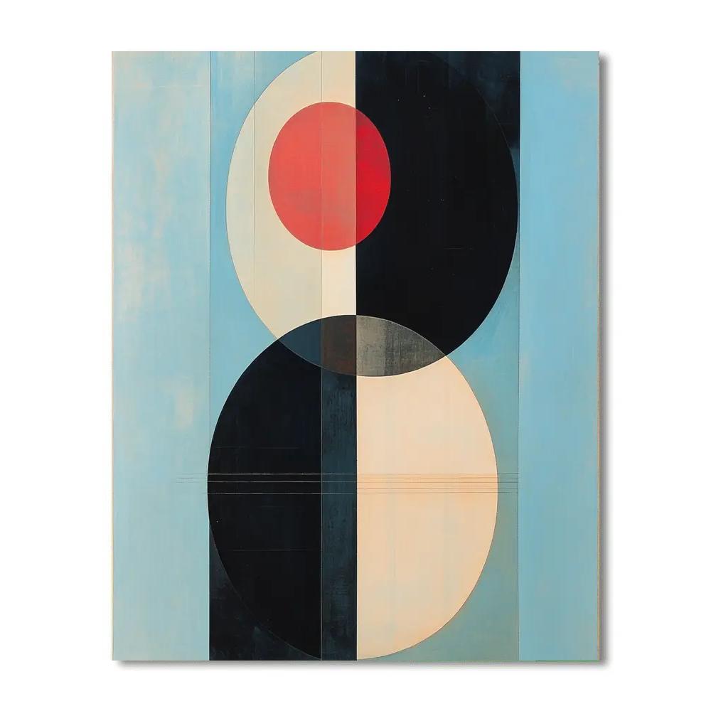 Kazimir Malevich Inspired Celestial Balance Numbered painting kits