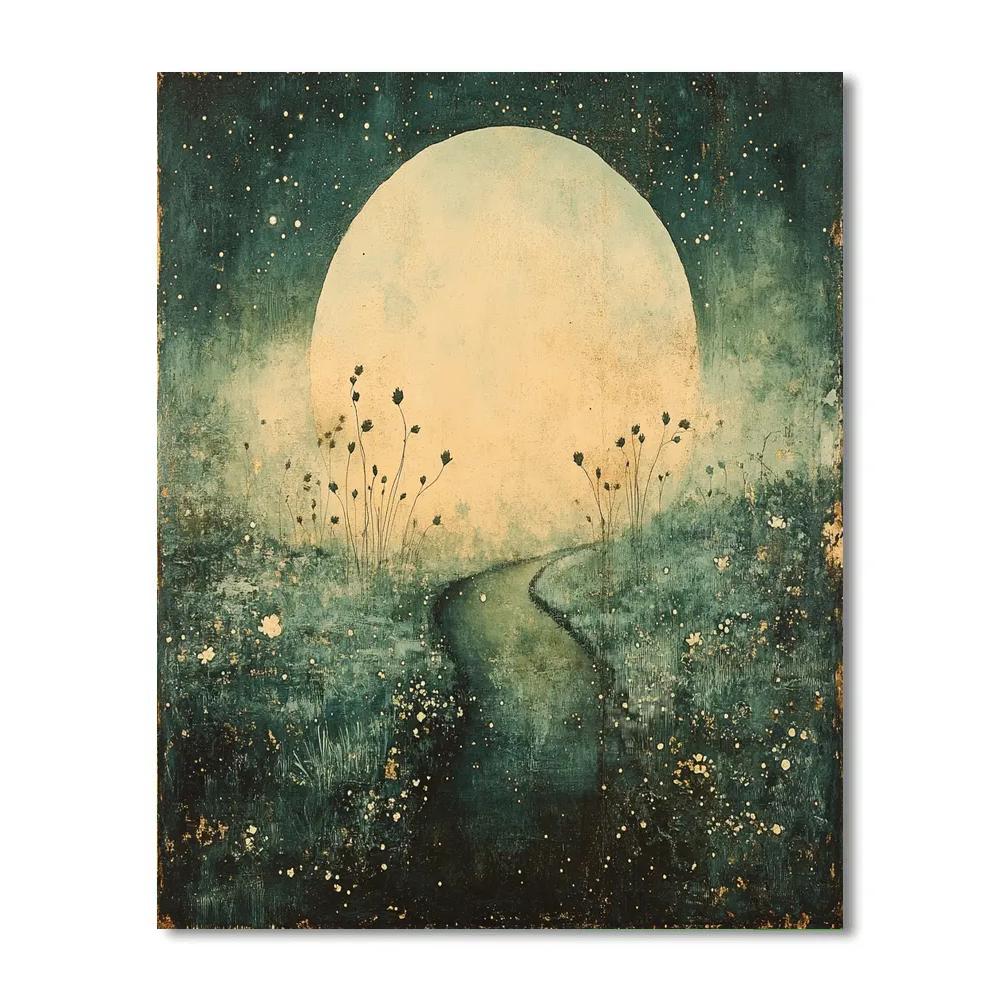 Max Ernst Inspired Nebula Garden Paint by numbers kits