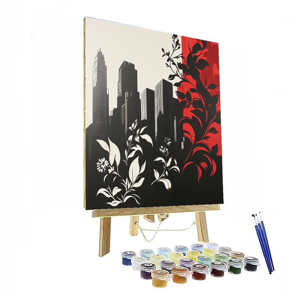 Banksy Inspired Urban Nature Rebellion Numbered painting kits