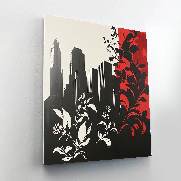 Banksy Inspired Urban Nature Rebellion Numbered painting kits