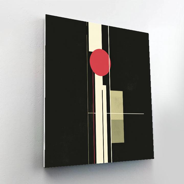 Kazimir Malevich Inspired Void And Axis DIY paint by numbers