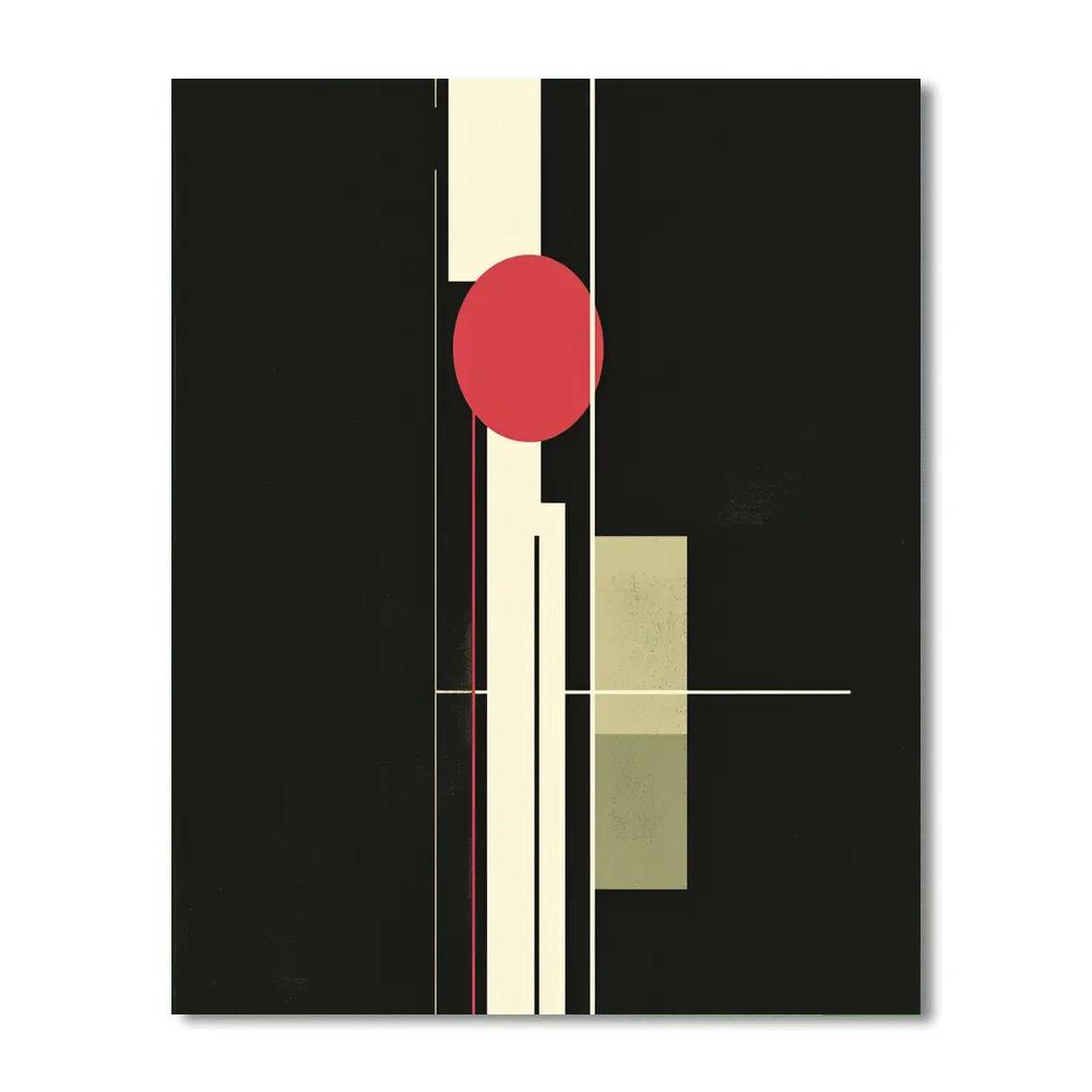 Kazimir Malevich Inspired Void And Axis DIY paint by numbers