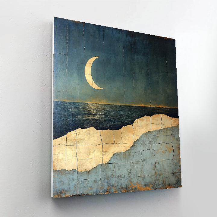 Max Ernst Inspired Lunar Tectonics paint by numbers