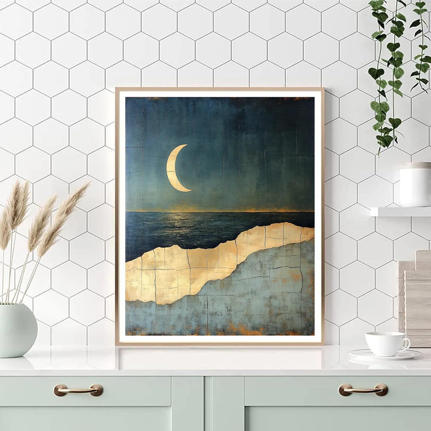 Max Ernst Inspired Lunar Tectonics paint by numbers