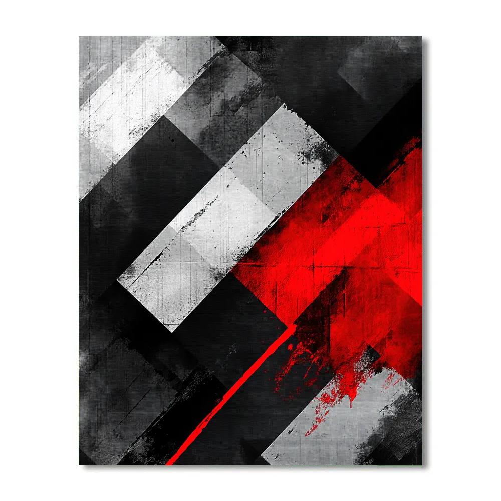 Banksy Inspired Digital Divide Disruption paint by numbers