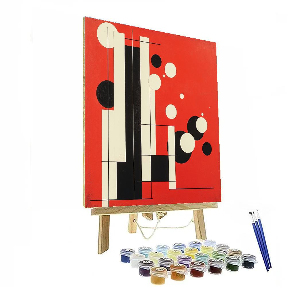 Kazimir Malevich Inspired Cosmic Equilibrium Numbered painting kits