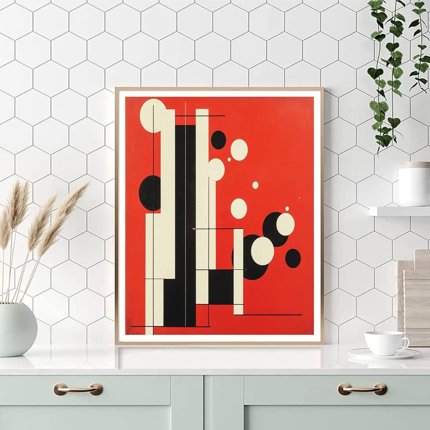 Kazimir Malevich Inspired Cosmic Equilibrium Numbered painting kits