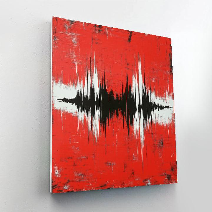 Banksy Inspired Silent Anti-War Symphony Number painting