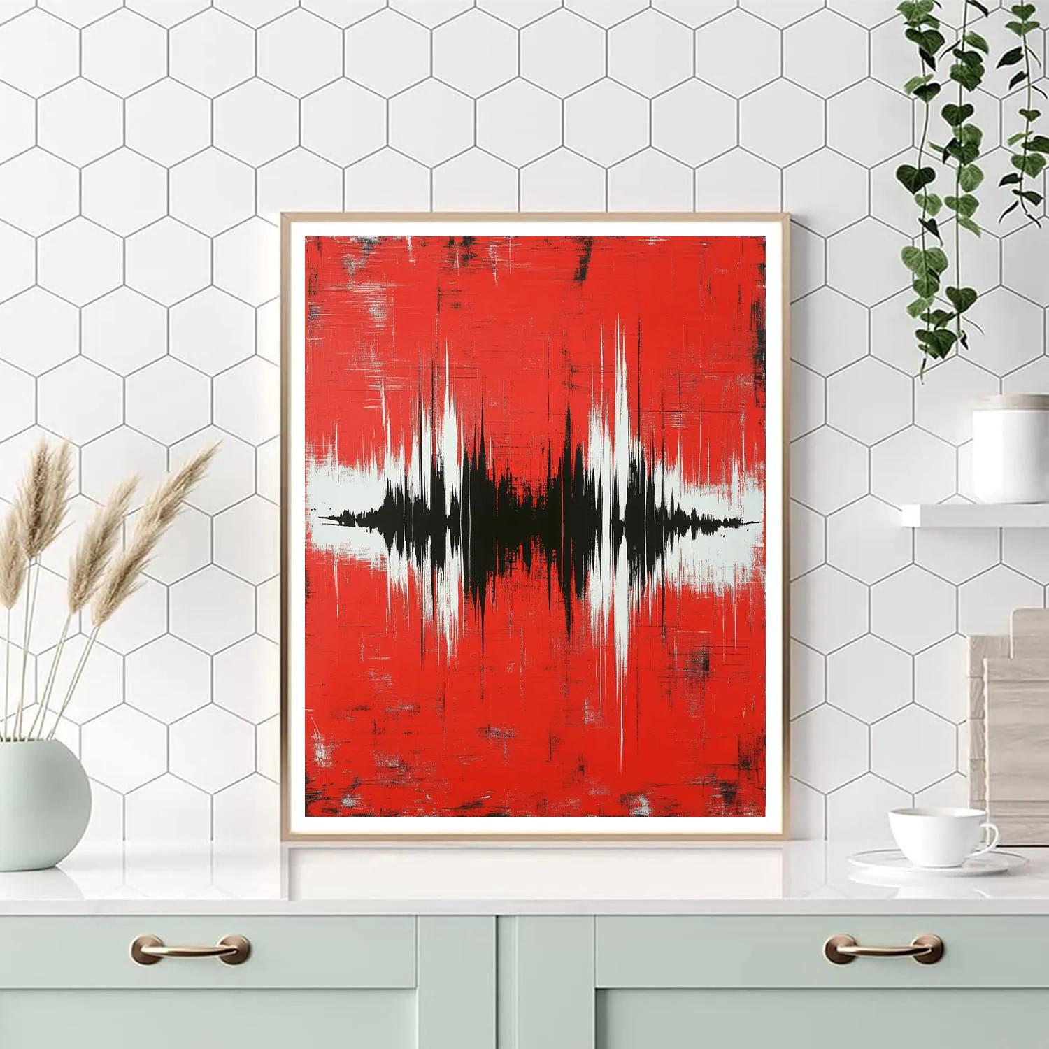 Banksy Inspired Silent Anti-War Symphony Number painting