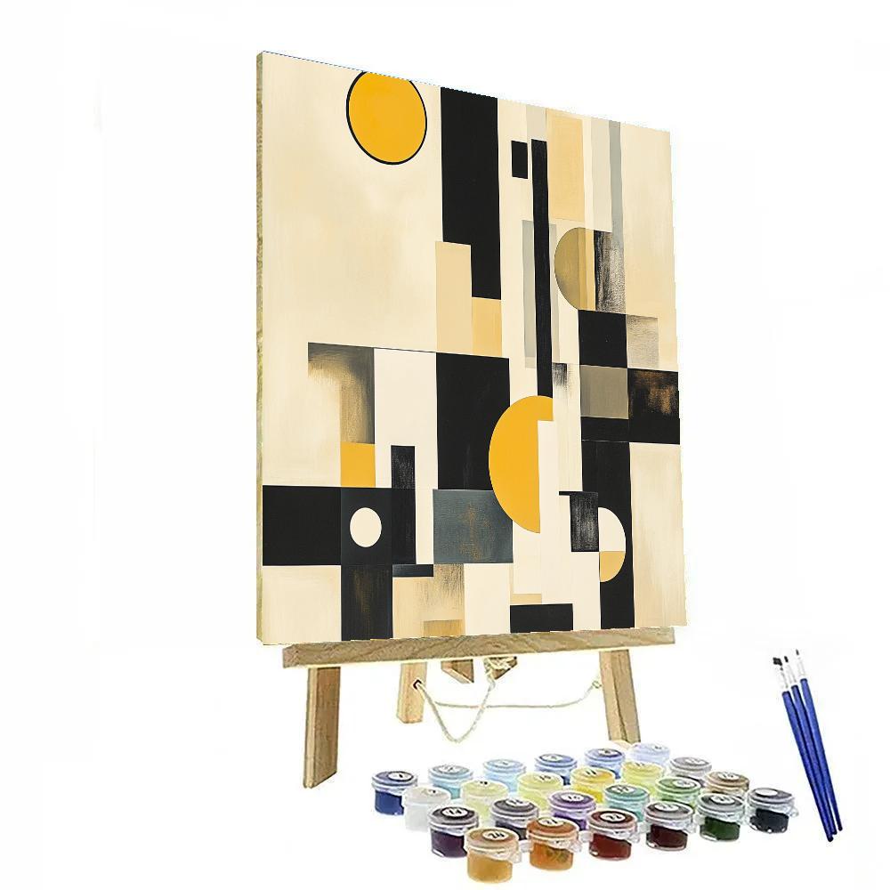 Kazimir Malevich Inspired Urban Geometry Paint by numbers kits