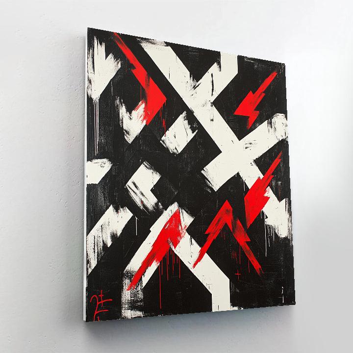 Banksy Inspired Capitalist Maze Of Monotony painting number kit