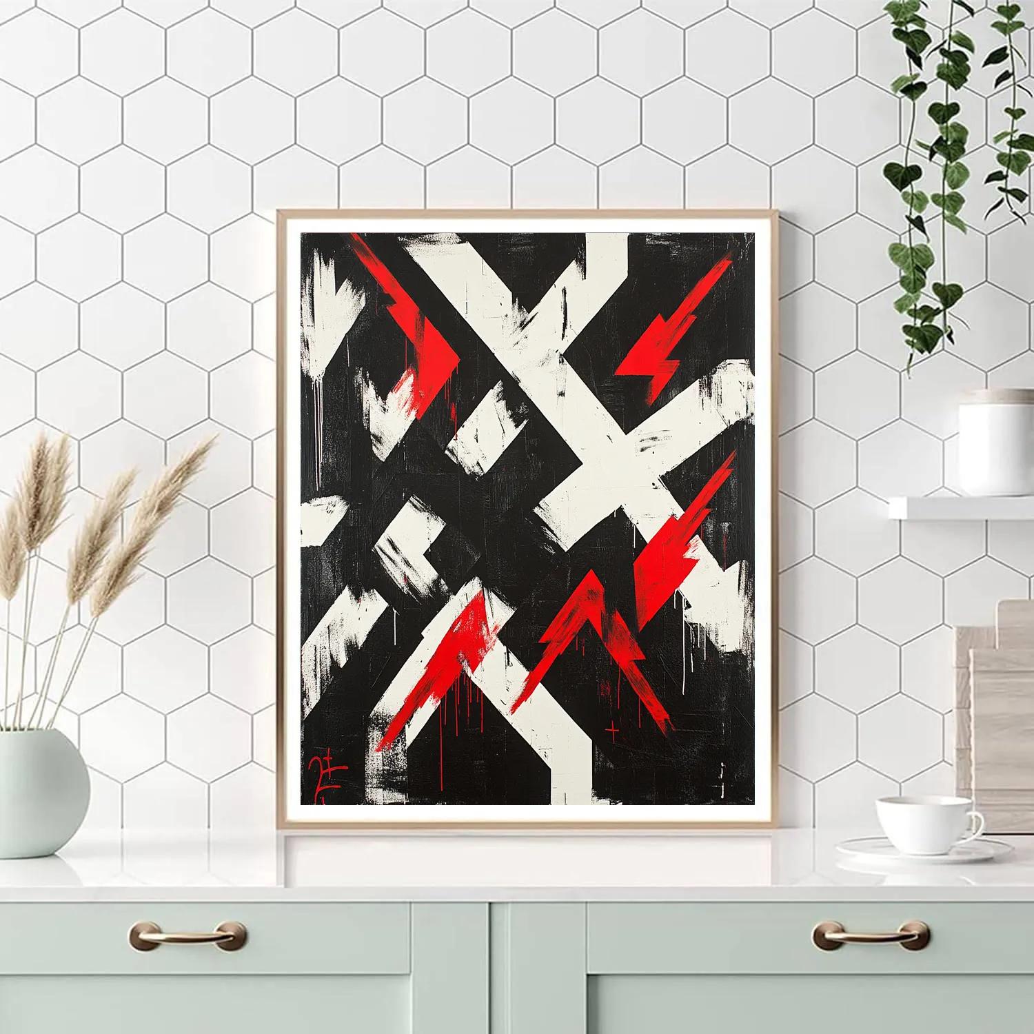 Banksy Inspired Capitalist Maze Of Monotony painting number kit