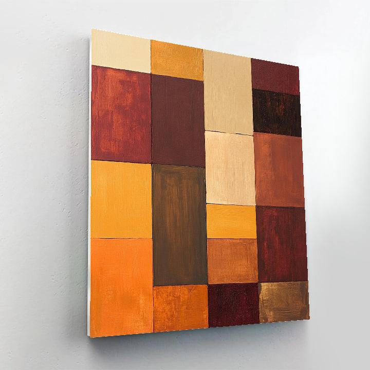 Mark Rothko Inspired Autumn Stillness Paint by numbers art