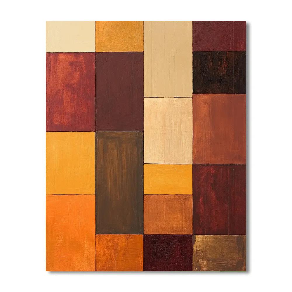 Mark Rothko Inspired Autumn Stillness Paint by numbers art