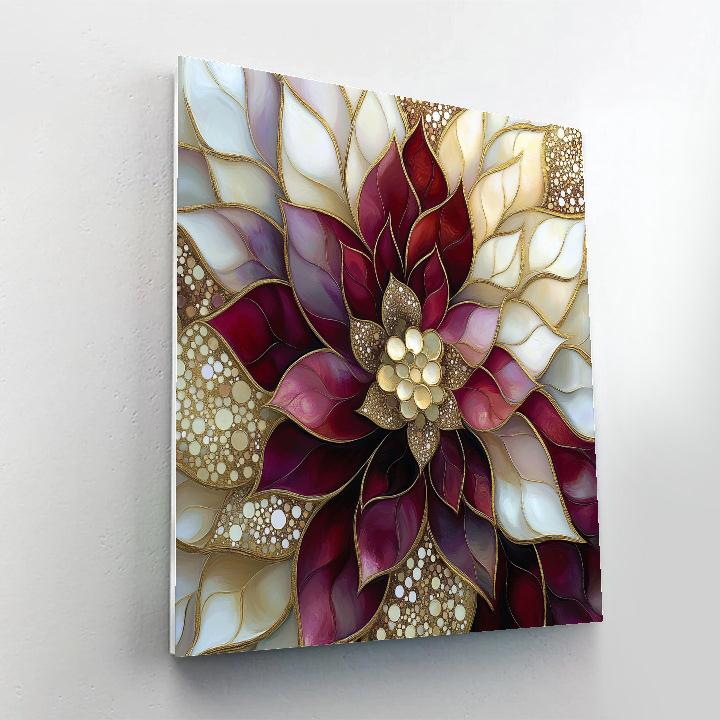 Gustav Klimt Inspired Ornamental Night Bloom Paint by numbers kits