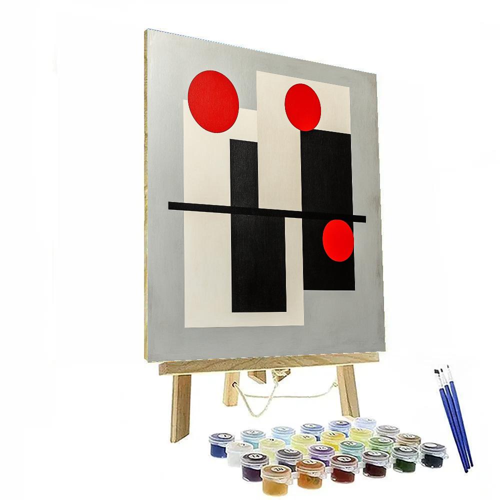 Kazimir Malevich Inspired Temporal Flux Numbered painting kits