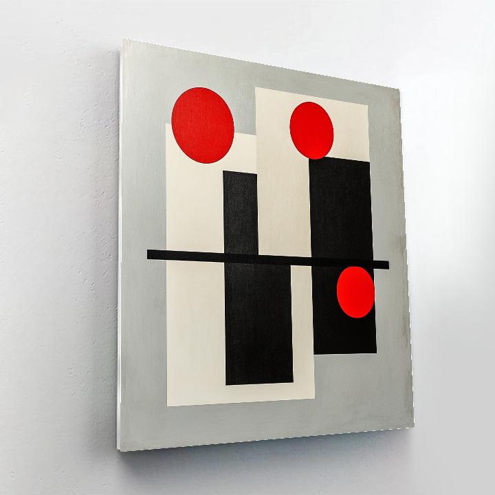 Kazimir Malevich Inspired Temporal Flux Numbered painting kits