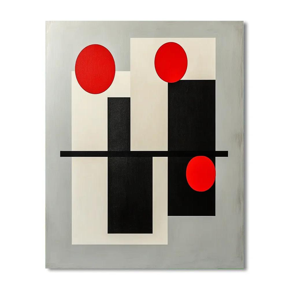 Kazimir Malevich Inspired Temporal Flux Numbered painting kits