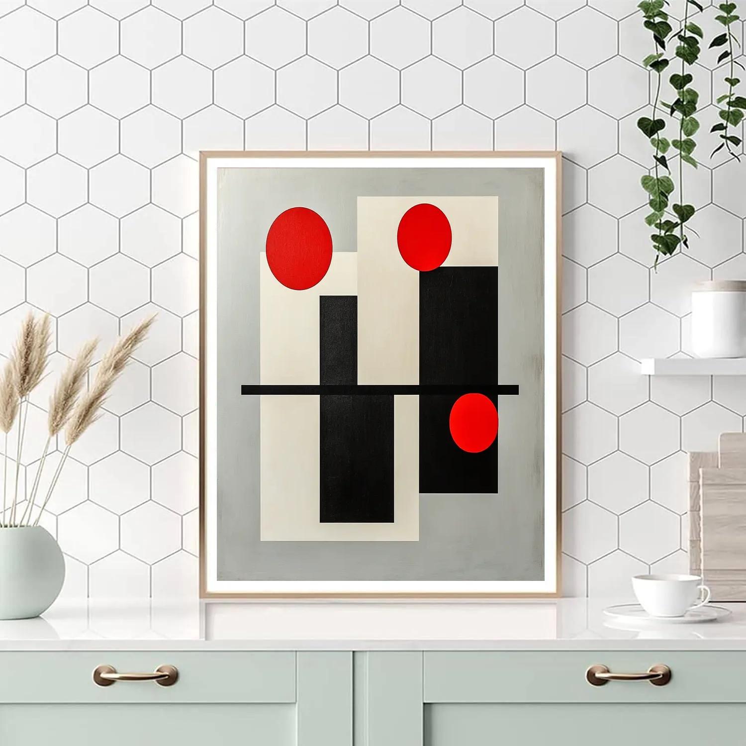 Kazimir Malevich Inspired Temporal Flux Numbered painting kits