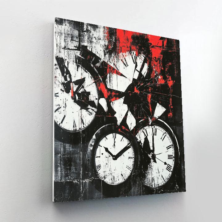 Banksy Inspired Silent Protest Of Time Paint by numbers kits