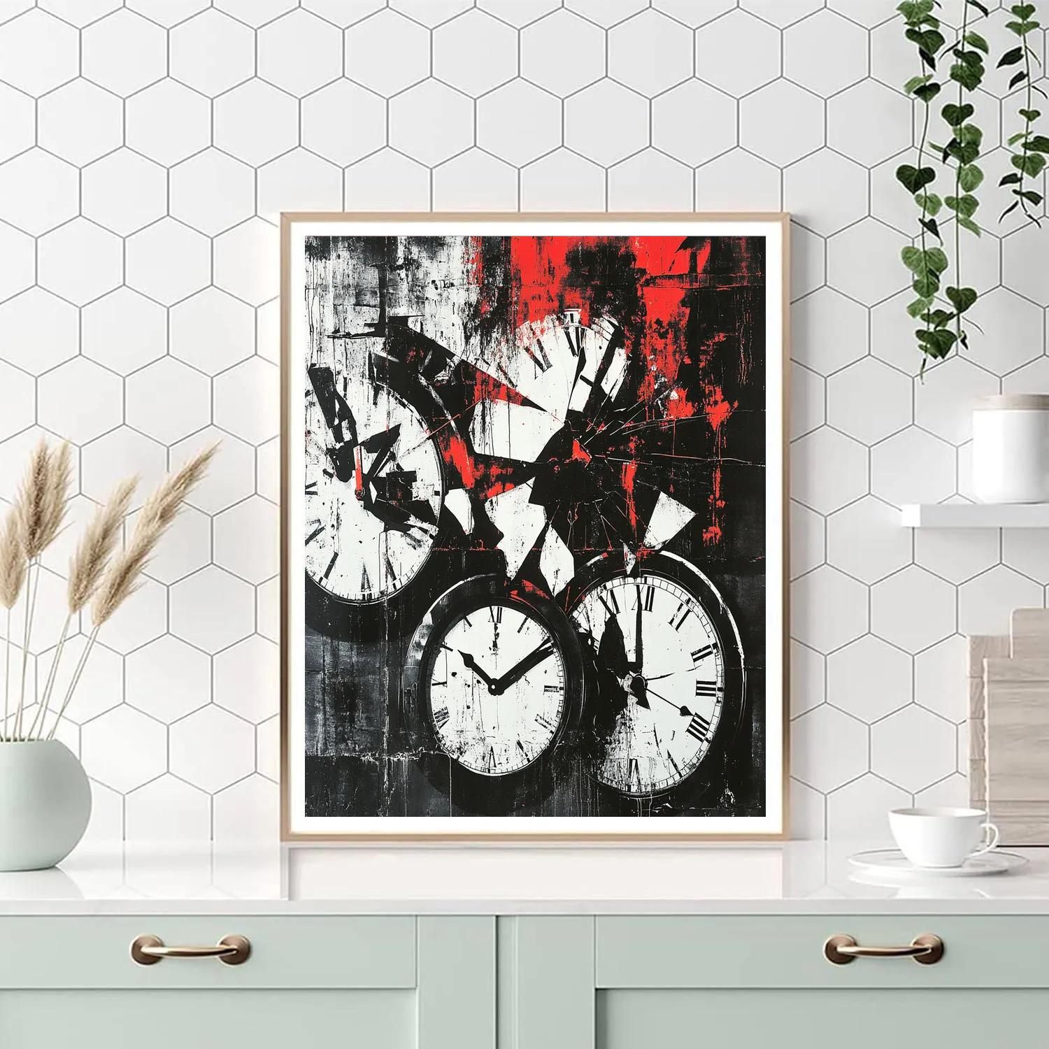 Banksy Inspired Silent Protest Of Time Paint by numbers kits