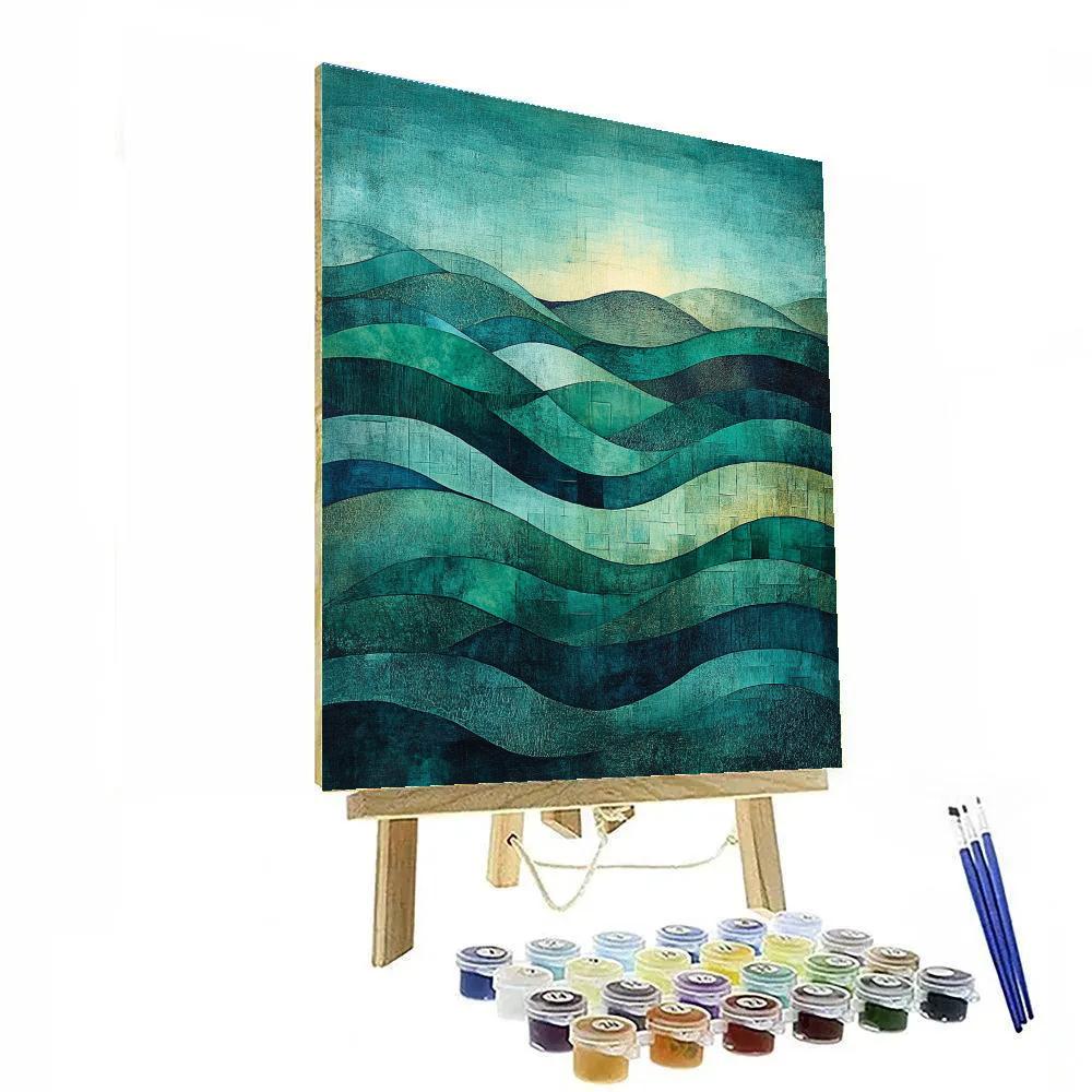 Max Ernst Inspired Ocean Of Echoes Painting by numbers kit