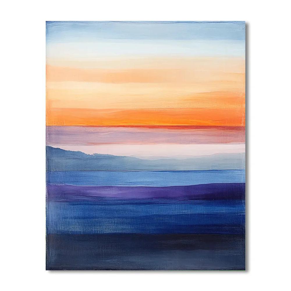 Mark Rothko Inspired Emotional Horizon paint by number