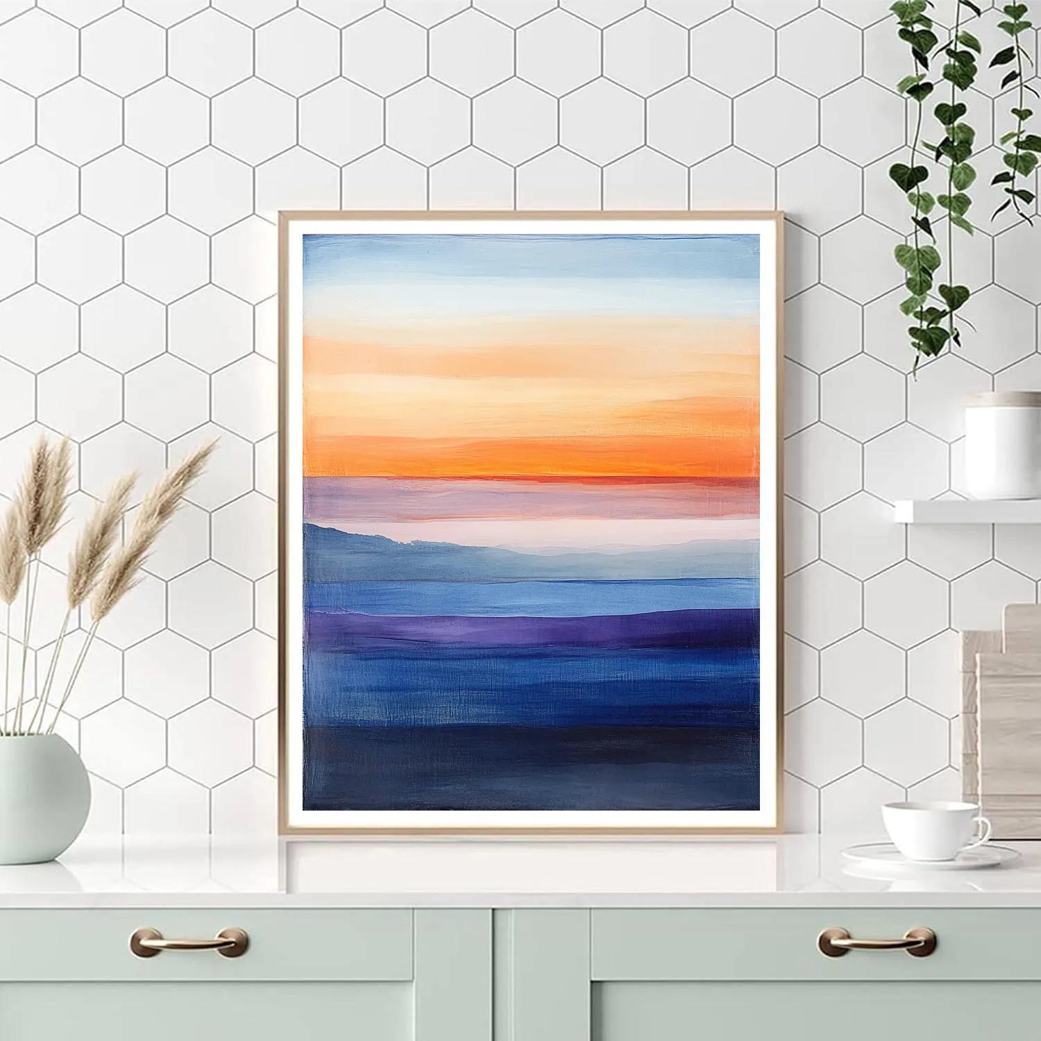 Mark Rothko Inspired Emotional Horizon paint by number