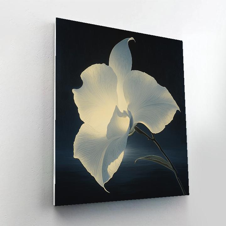 Caravaggio Inspired Moonlit Orchid Paint by numbers art