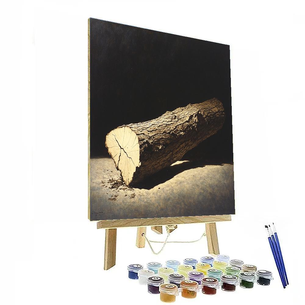 Caravaggio Inspired Storm-Felled Oak Limb painting number kit